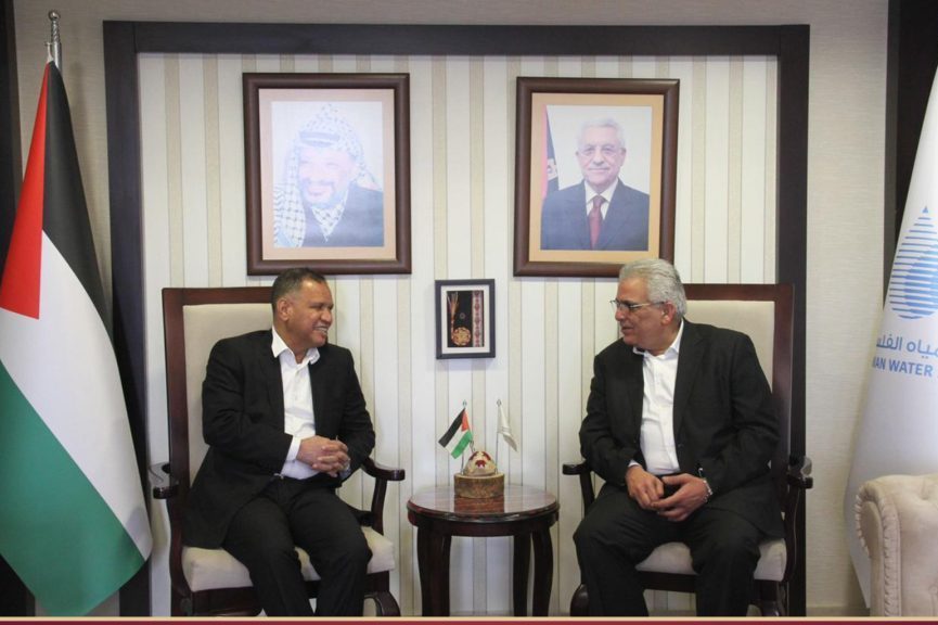 Chargé d'Affaires_ Oman & Palestine Palestine: Chargé meets with His Excellency Mazen Ghoneim, President of the Palestinian Water Authority