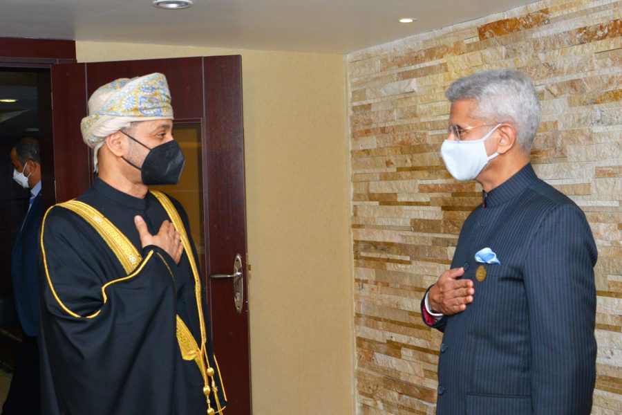 HEsayidBadermeetsIndianExternalAffairsMinister HEsayidBadermeetsIndianExternalAffairsMinister