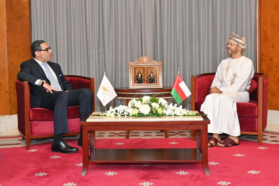 Sayyid-Badr-Cypriot-Foreign-Minister-2 Sayyid-Badr-meets Cypriot-Foreign-Minister