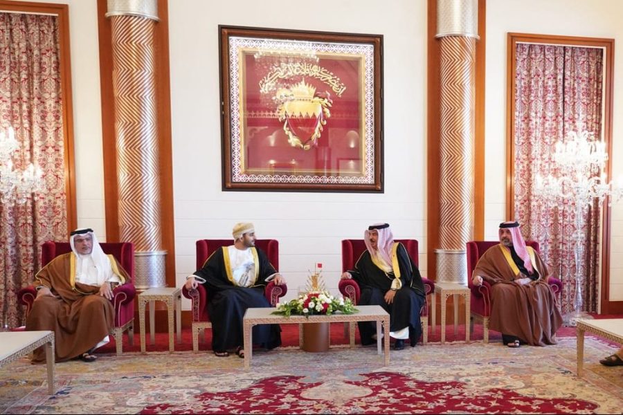 King of Bahrain receives His Highness Sayyid Theyazin bin Haitham Al Said King of Bahrain receives His Highness Sayyid Theyazin bin Haitham Al Said