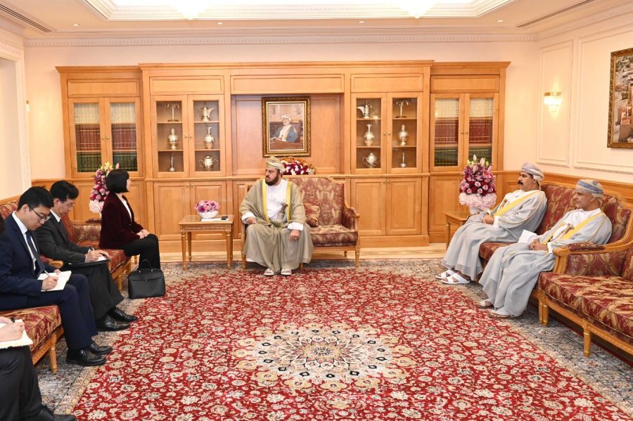 Sayyid Asaad bids farewell to Chinese Ambassador Sayyid Asaad bids farewell to Chinese Ambassador