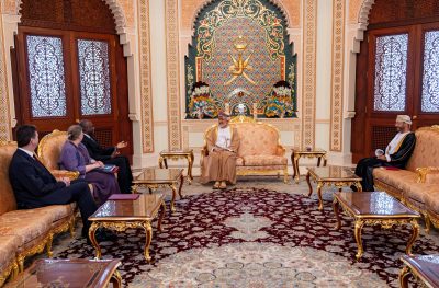 His Majesty receives UK Foreign Secretary