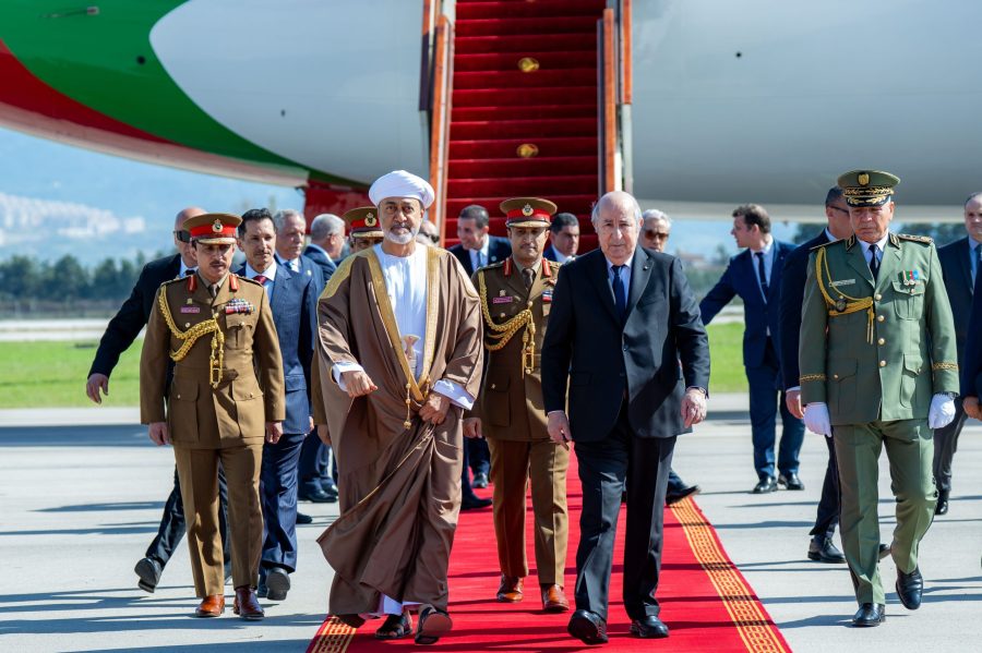 His Majesty The Sultan arrives in Algeria His Majesty The Sultan arrives in Algeria