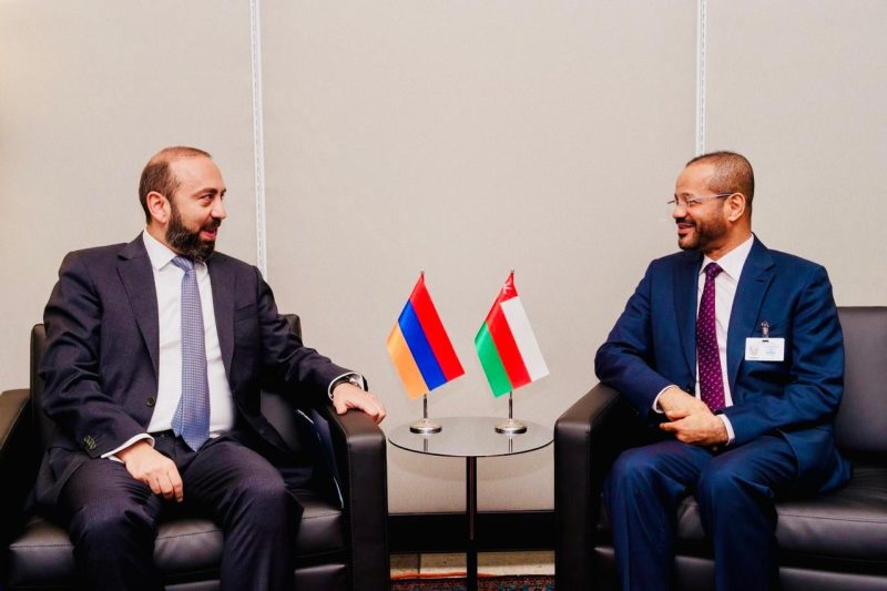 معالي السيد وزير الخارجية يلتقي نظيره الأرميني في نيويورك