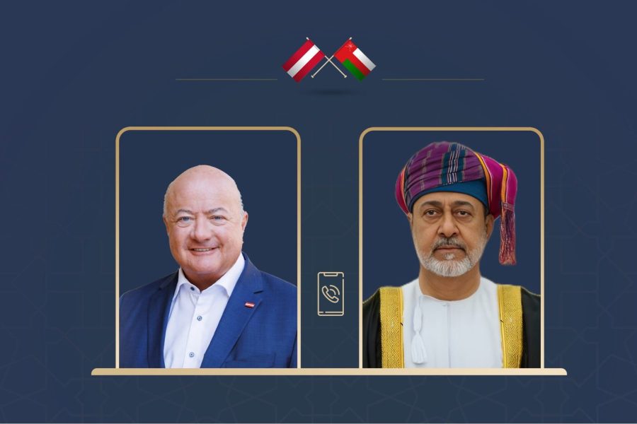 جلالة السلطان المعظم يتلقى اتصالا هاتفيا من مستشار جمهورية النمسا جلالة السلطان المعظم يتلقى اتصالا هاتفيا من مستشار جمهورية النمسا