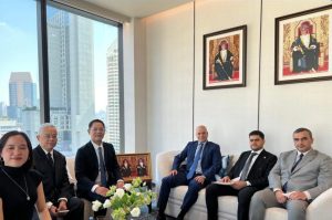 تايلاند: نائب رئيس البعثة يستقبل وفد التحالف التايلندي للتجارة والابتكار