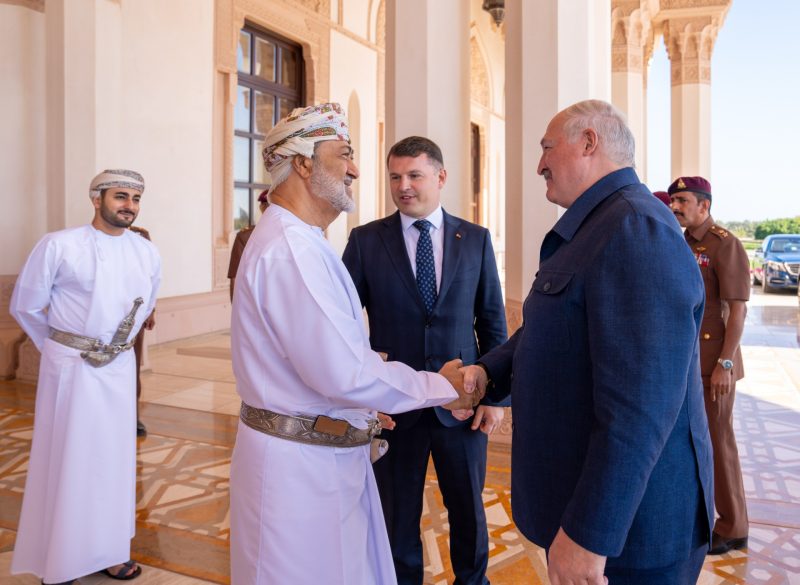 His Majesty receives Belarus President