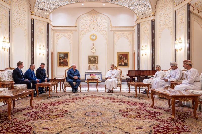 His Majesty receives Belarus President