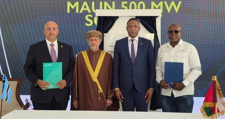 Omani–Botswana partnership launches with 500 MW solar power plant