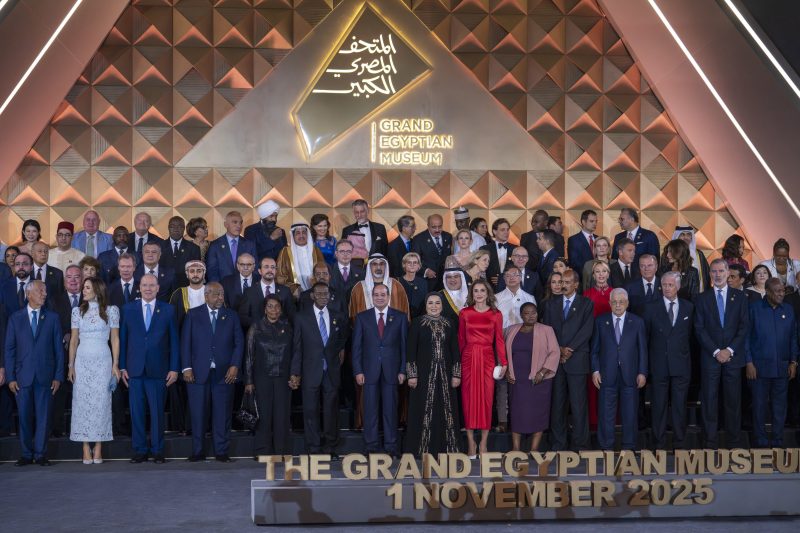 On Behalf of His Majesty, His Highness Sayyid Theyazin attends inauguration of Grand Egyptian Museum