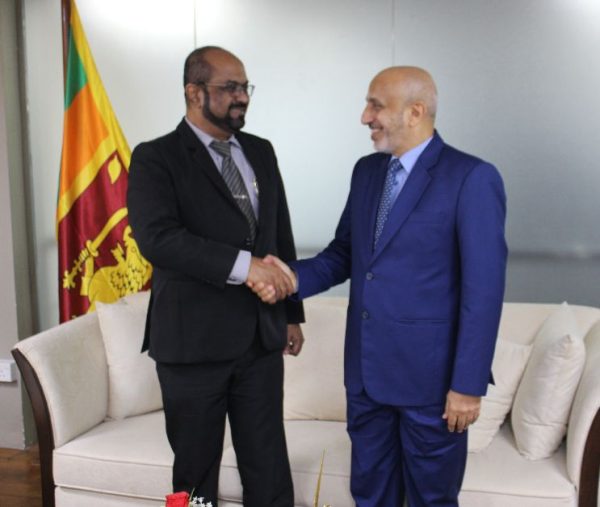 Sri Lanka: Minister of Energy receives Oman's Ambassador