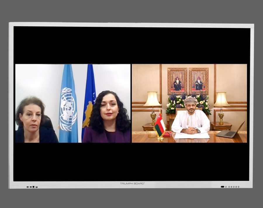 FMinisterholdsmeetingwithPresidentofKosovo FMinisterholdsmeetingwithPresidentofKosovo