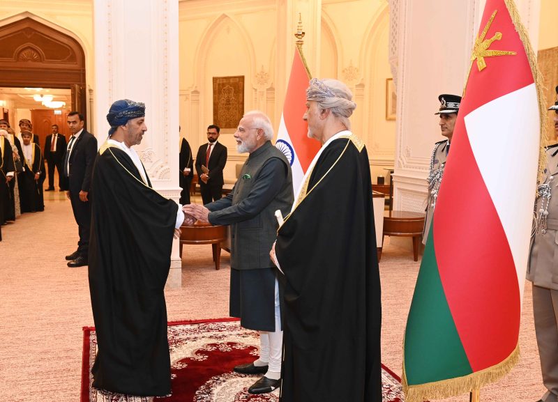 مأدبة عشاء رسمية تكريمًا لرئيس وزراء الهند