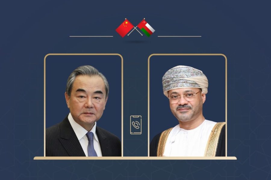 Sayyid-Badr-talks-with-Chinese-Foreign-Minister Sayyid-Badr-talks-with-Chinese-Foreign-Minister