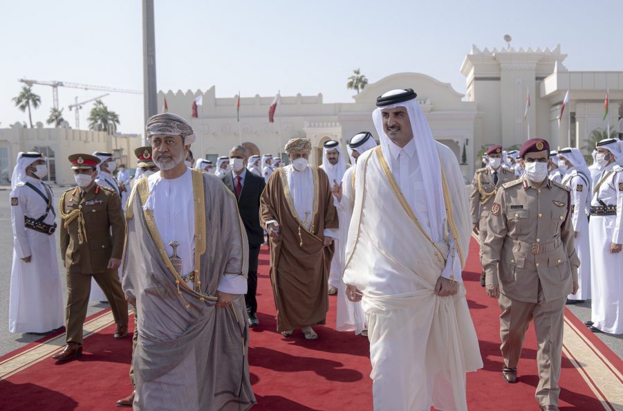 HMSultanHaithamdepartsQatar HMSultanHaithamdepartsQatar