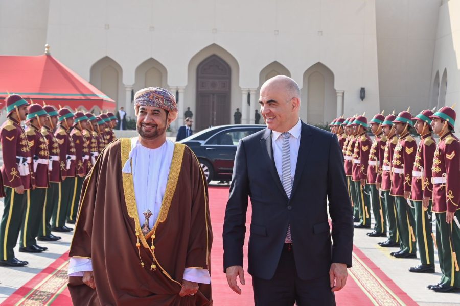 Swiss President leaves the Sultanate of Oman Swiss President leaves the Sultanate of Oman