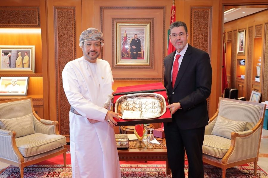 GEoNV6ZXEAAJGFC Morocco: The Ambassador of the Sultanate of Oman meets with the First President of the Court of Cassation and President of the Supreme Council of Judicial Power