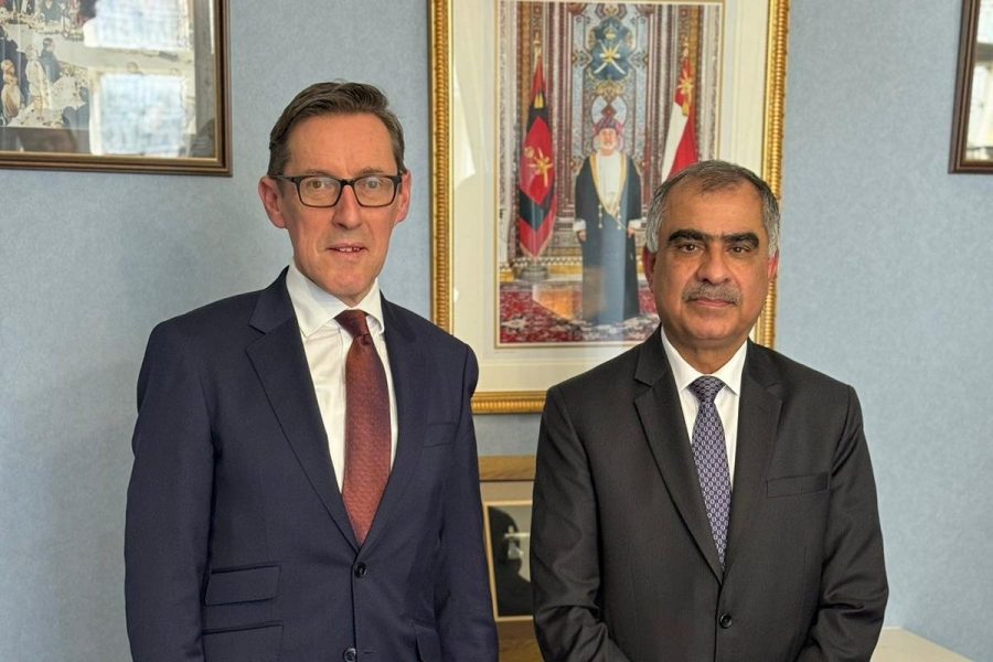 GIz1n-RWUAA1u0k The Omani Ambassador to Britain receives the Minister of Foreign Relations in the Jersey Government, Ian Gorst