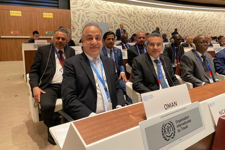 GPTQTHDWMAAMG1P Geneva: The Sultanate of Oman participates with a delegation in the International Labor Conference