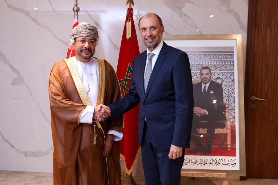 GZCIHicXMAA97Sa Morocco: Ambassador of the Sultanate of Oman meets with the Minister Delegate to the Head of Government in charge of Investment, Convergence and Evaluation of Public Policies
