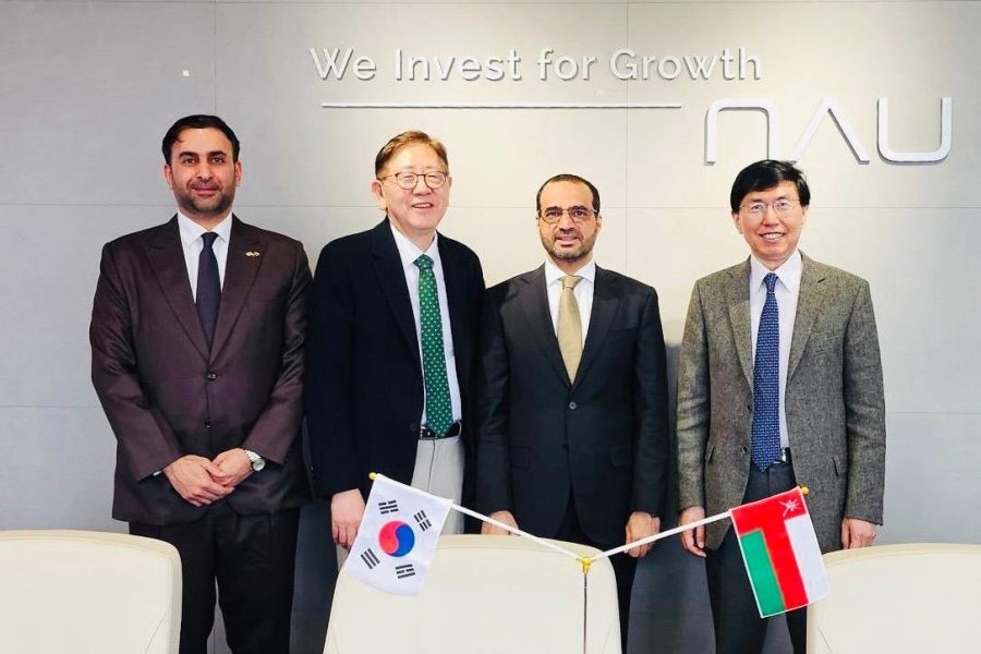 GmydwuwacAANFqR كوريا الجنوبية: السفير يجتمع مع الرئيس التنفيذي لشركة NAU IB لتعزيز التعاون