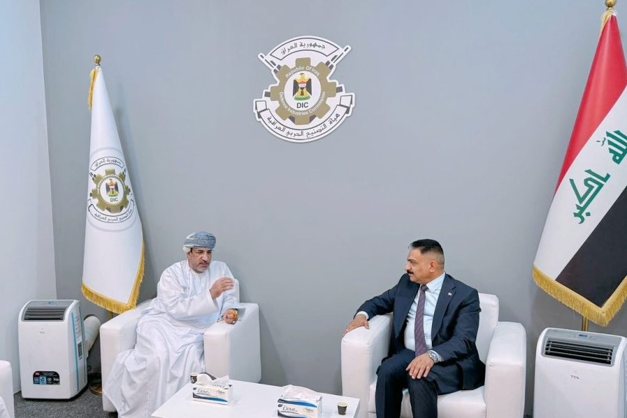 العراق: بحث التعاون بين سلطنة عُمان والعراق في مجالات التصنيع الحربي والأمن السيبراني العراق: بحث التعاون بين سلطنة عُمان والعراق في مجالات التصنيع الحربي والأمن السيبراني