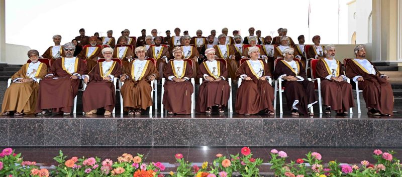 Minister at Royal Guard of Oman celebration