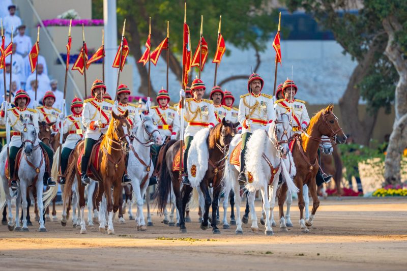 His Majesty graces National Day’s Grand Military Parade