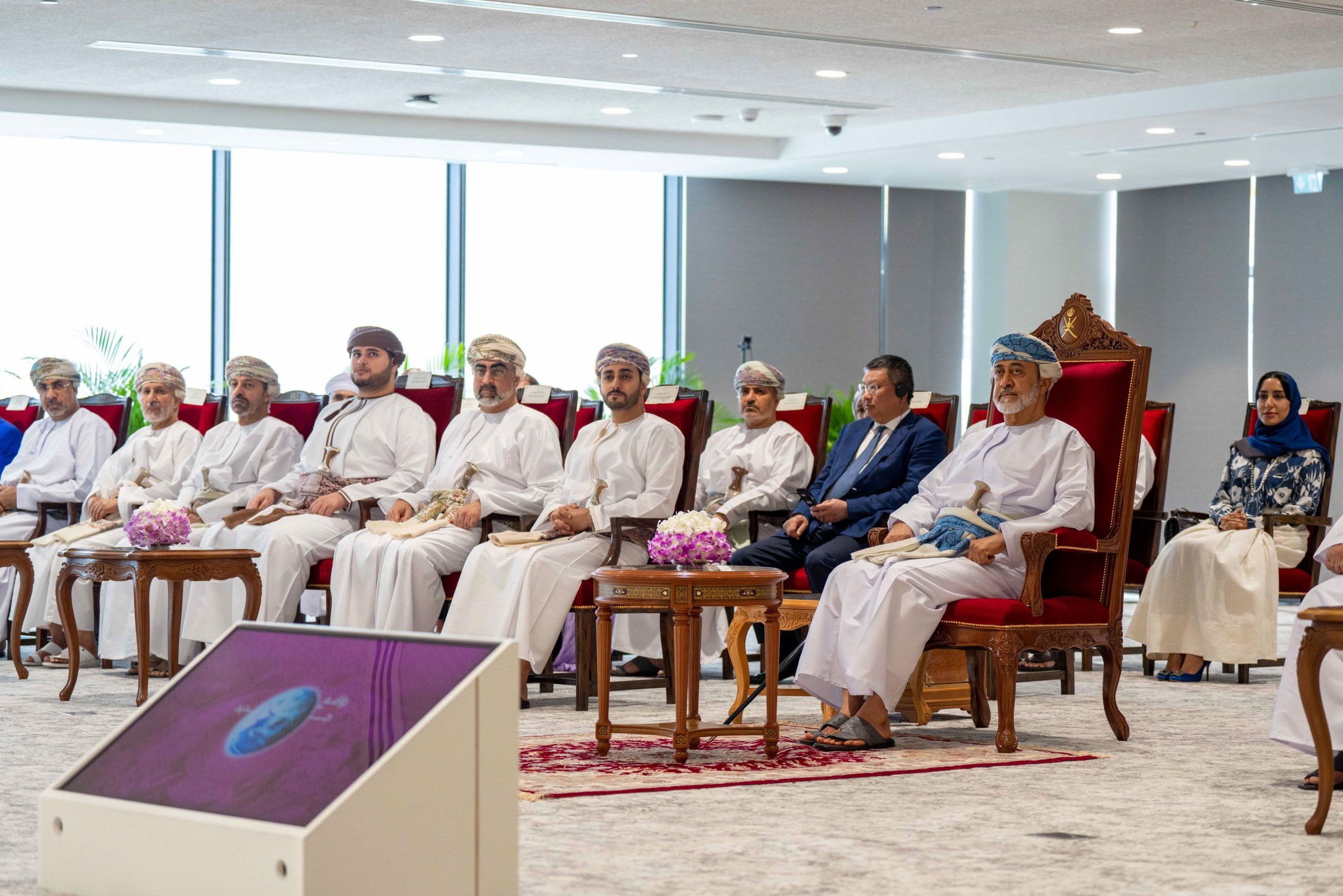 His Majesty inaugurates Royal Academy of Management www.fm.gov.om