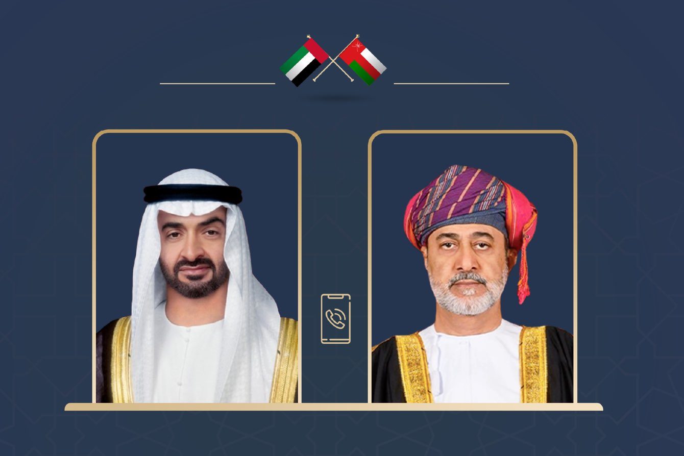 جلالةُ السُّلطان المُعظم وسمو الشيخ رئيس دولة الإمارات يبحثان التطورات في المنطقة جلالةُ السُّلطان المُعظم وسمو الشيخ رئيس دولة الإمارات يبحثان التطورات في المنطقة