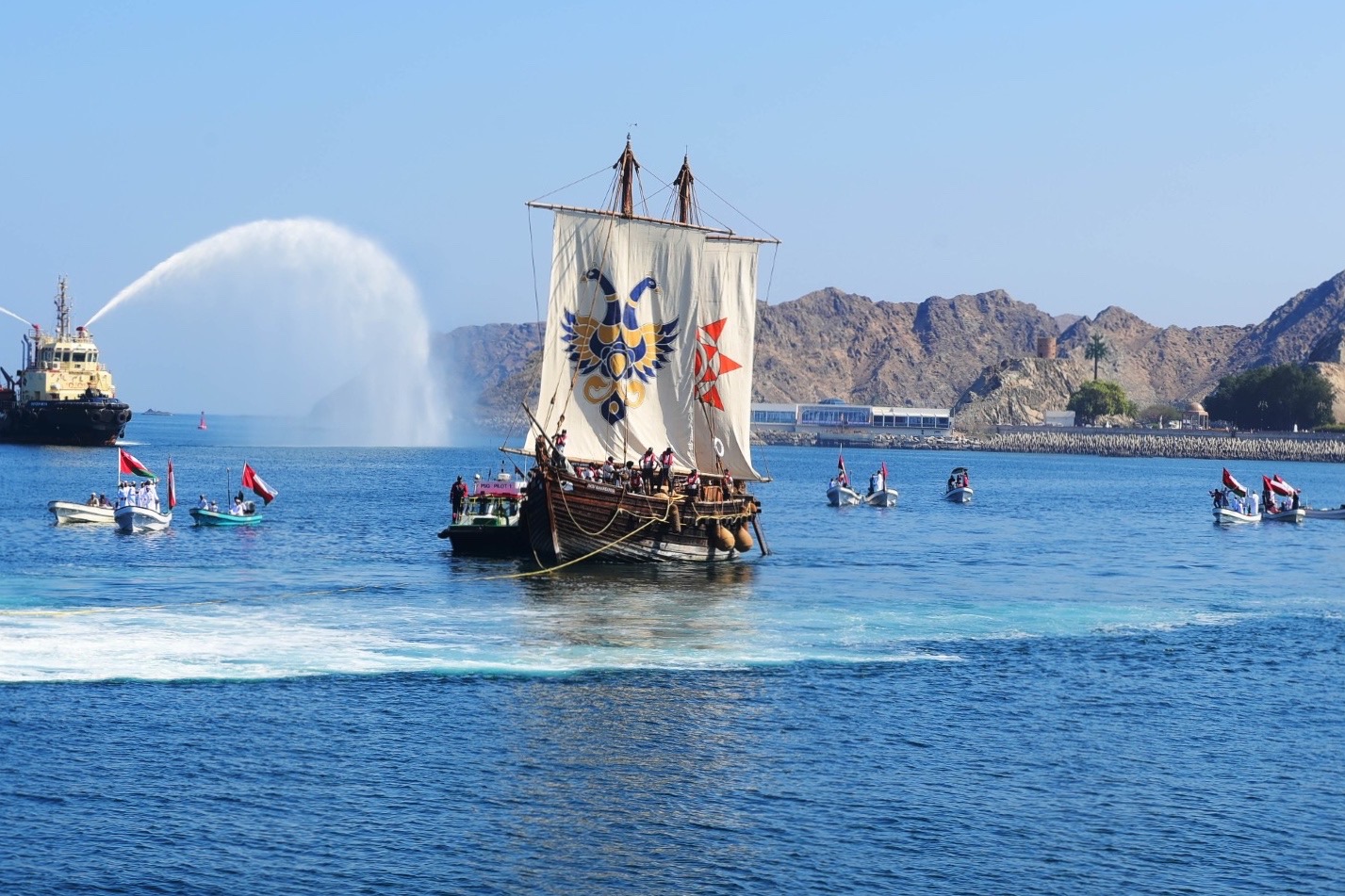 ميناء السلطان قابوس يستقبل السفينة الشراعية للبحرية الهندية «كاوندينيا» ميناء السلطان قابوس يستقبل السفينة الشراعية للبحرية الهندية «كاوندينيا»