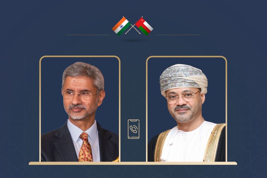 Oman and Indian Foreign Ministers Oman and Indian Foreign Ministers Phone call