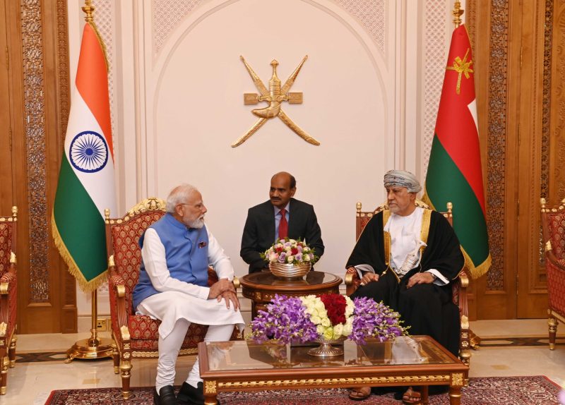 Indian Prime Minister arrives in Oman