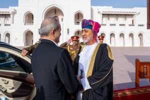 مراسم استقبال رسميّة تكريمًا لرئيس الجمهورية الإسلامية الإيرانية بقصر العلم العامر