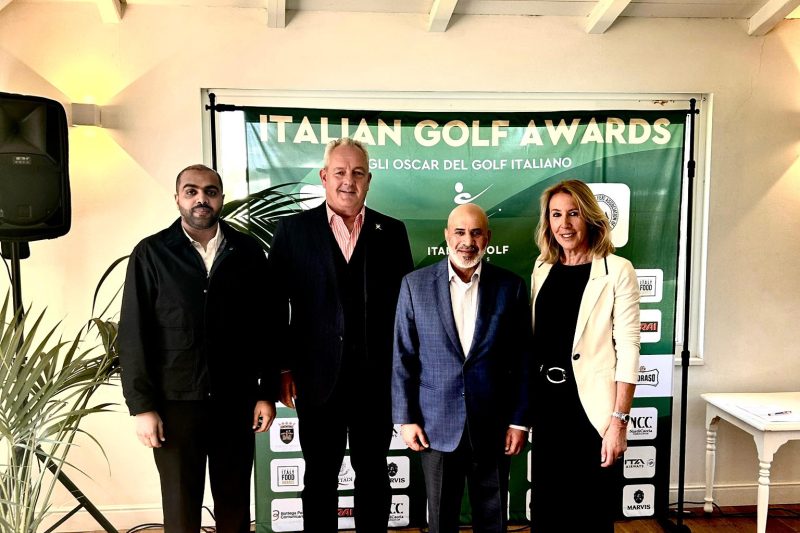 إيطاليا: تكريم بطولة كأس عمان للجولف