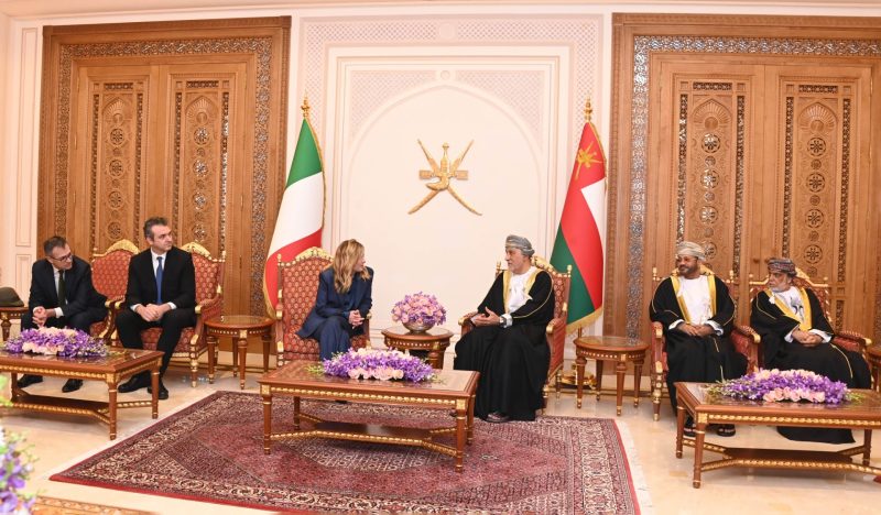 Italian Prime Minister arrives in Oman