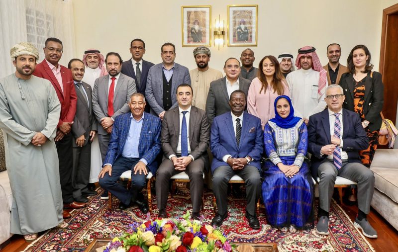 كينيا: السفيرة تقيم مآدبة عشاء على شرف رئيس الوزراء ووزير الشؤون الخارجية