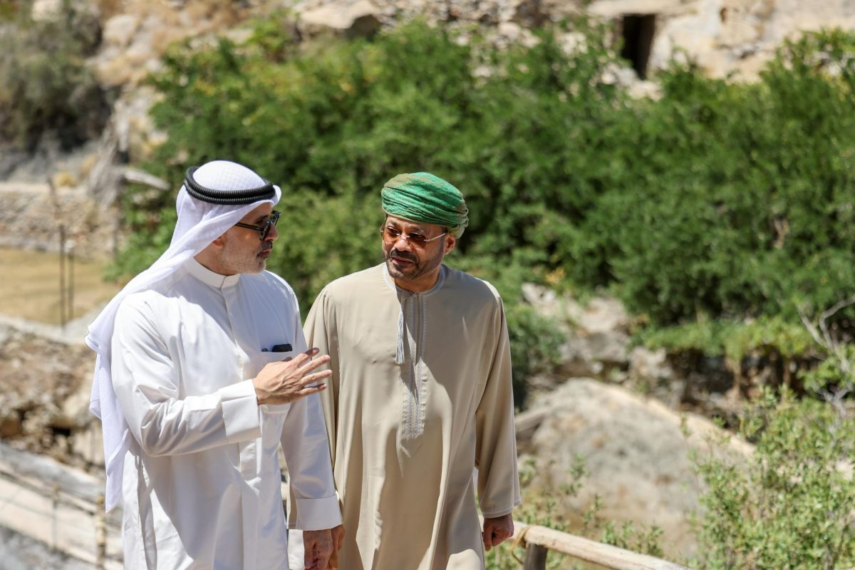 معالي السيد وزير الخارجية ونظيره الكويتي يزوران مواقع سياحية في سلطنة عمان
