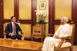 معالي السيد وزير الخارجية يستقبل السفير اللبناني بمناسبة انتهاء مهام عمله