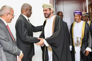وزير الخارجية الموريتاني يستقبل رئيس الدائرة العربية بوزارة الخارجية العمانية
