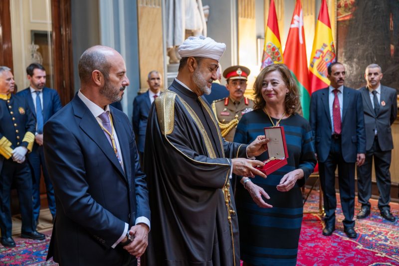 جلالةُ السُّلطان المُعظّم يزور مجلس الشّيوخ الإسباني