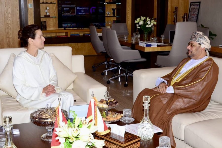 سفير السلطنة في المغرب يزور وزيرة الطاقة سفير السلطنة في المغرب يزور وزيرة الطاقة