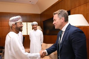 معالي السيد وزير الخارجية يلتقي وزير الدولة بالخارجية النرويجية