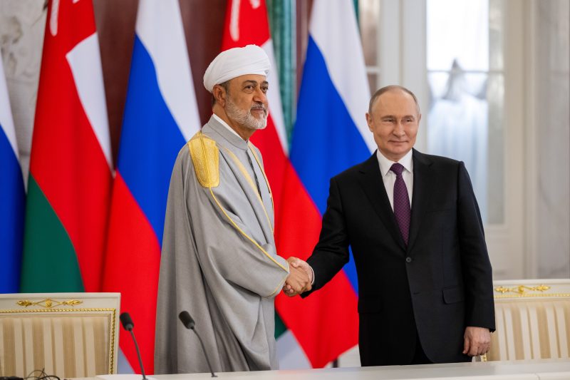 The signing took place as part of His Majesty’s state visit to the Russian Federation.