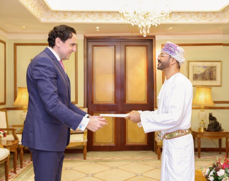 معالي السيد وزير الخارجية يتسلم نسخة من أوراق اعتماد السفير اللبناني