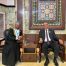 Foreign Minister meets Palestine Vice President to discuss developments in the Palestinian cause