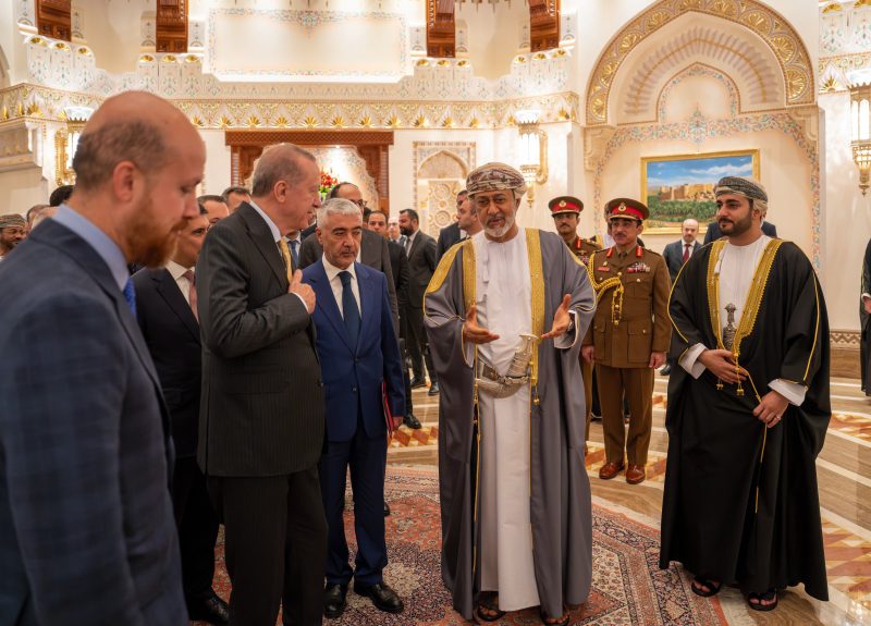 جلالة السُّلطان والرئيس التركي يعقدان لقاءً خاصًّا بقصر العلم العامر