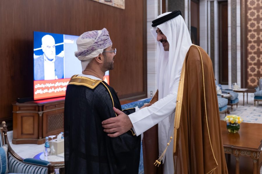 أمير قطر يستقبل وزير الخارجية أمير قطر يستقبل وزير الخارجية