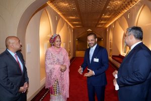 معالي السيد وزير الخارجية يرعى حفل استقبال بمناسبة تحديث قاعة عمان في مبنى الأمم المتحدة