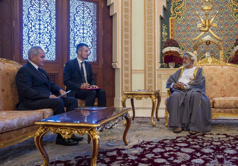 جلالة السلطان المعظم يستقبل سكرتير مجلس الأمن الروسي